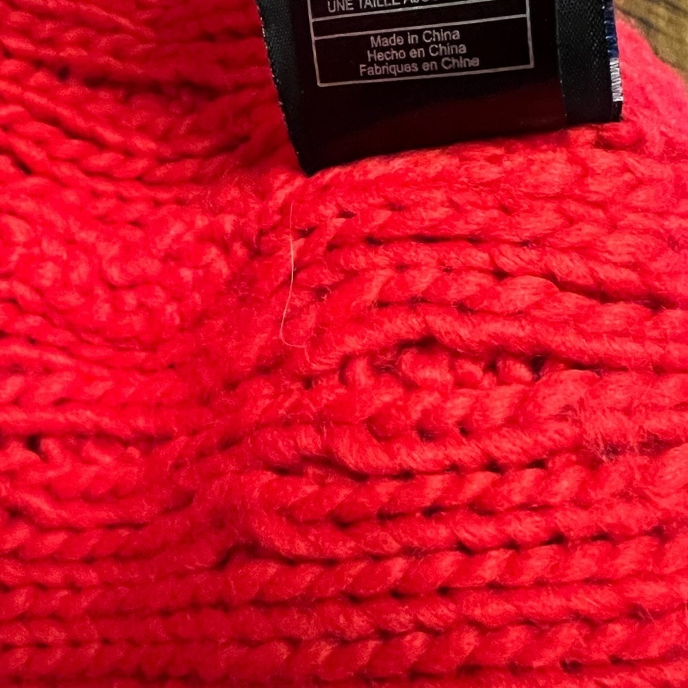 NFL Kids Red Chiefs Knit Hat with Pom - Picture 6 of 6